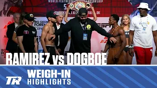 Robeisy Ramirez & Isaac Dogboe Need to Be Separated at Faceoff | World Title Fight Tomorrow ESPN+