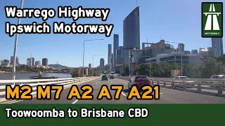 Driving from Toowoomba to the Brisbane CBD – Warrego Highway [4K]