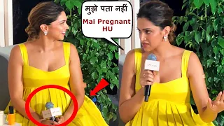 6 Month Pregnant Deepika First Reaction When Media Person Asked About Her 6 Month Pregnance