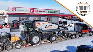 First look at a Gleaner Centennial Edition combine