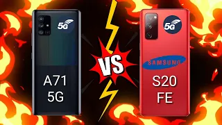 SAMSUNG A71 5G VS SAMSUNG S20 FE 5G DETAILS COMPARISON