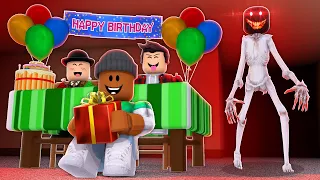 THE BIRTHDAY PARTY - A Roblox Horror Story (CAMPING PART 5)