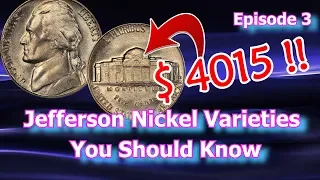 Jefferson Nickel Varieties You Should Know Ep. 3 - 1954, 1964, 1946