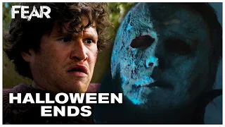 Corey Cunningham Meets Michael Myers | Halloween Ends (2022) | Fear