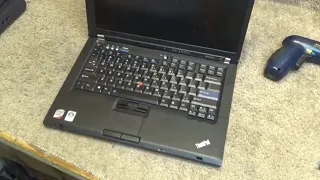 IBM ThinkPad T61 | Clean and Replace Hard Drive