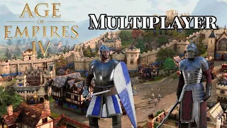 First Multiplayer Game England 1v1 - Age Of Empires 4 Multiplayer