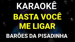 KARAOKÊ DE PISEIRO - BASTA VOCÊ ME LIGAR - BARÕES DA PISADINHA - KARAOKE VINY TECLAS