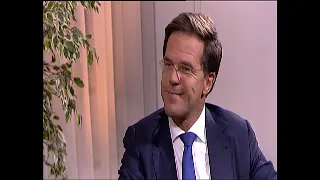 Premier Mark Rutte (VVD) bij de start van zijn tweede kabinet (2012)
