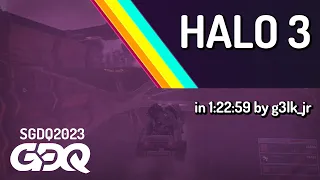 Halo 3 by g3lk_jr in 1:22:59 - Summer Games Done Quick 2023