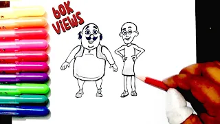 Everyone's favourite Motu Patlu Drawing | How to Draw Motu Patlu | Learn to Draw Cartoon