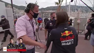 Christian Horner awkward interview with Ted Kravitz