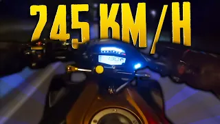 SCAPPA DALLA POLIZIA A 245 KM/H, NON ME LO ASPETTAVO! - SPAVALD LATE MOTORShow