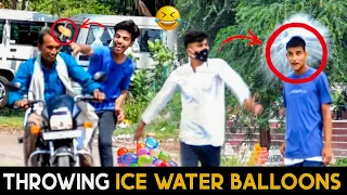 Throwing water balloons at people prank | just for laughs 2021 | water balloon prank