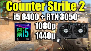 Counter Strike 2 - i5 8400 + RTX 3050