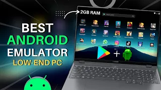 Best Android Emulator for PC Gaming with 2GB Ram (2023) | No Graphics Card | Low End PC
