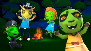 Zombie Friends Are Making A Movie | Cartoon for Kids | Dolly and Friends - Thailand