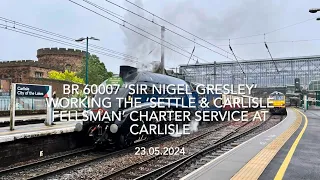 BR 60007 ‘Sir Nigel Gresley’ working the ‘Settle & Carlisle Fellsman’ Charter Service (23.05.2024)