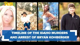 Timeline of Idaho murders and arrest of Bryan Kohberger