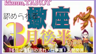 蠍座♏️さん【3月後半の運勢✨16日〜31日の流れ・仕事運・人間関係】自分にやれることをやるだけ💪#2024 #タロット占い #直感リーディング