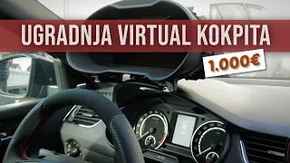 Ugradnja virtuala na Škodi! Da li vredi ili sam bacio 1.000€?