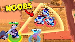 -10 IQ NOOBS vs 300 IQ TEAM!| Brawl Stars Funny Moments & Fails & Glitches #281