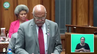 Fiji's Prime Minister delivers his Ministerial statement