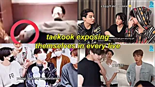 Jungkook and Taehyung exposing themselves in every live 🤦‍♀️‼
