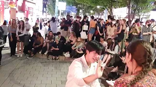 WEDNESDAY. HARANG & JAENEUNG. FANTASTIC BUSKING ENDING SKETCH. HONGDAE.