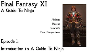FFXI A Guide To Ninja: Episode 1 Introduction to A Guide To Ninja