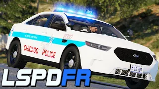 Intense patrol as chicago police - GTA 5 LSDPFR