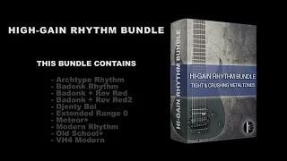 THE HIGH-GAIN RHYTHM BUNDLE | For Line6 Helix & HX Stomp