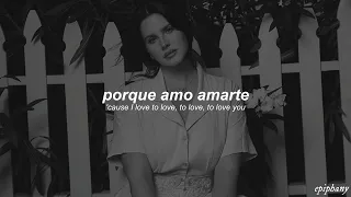 lana del rey ft. father john misty - let the light in (traducida al español)