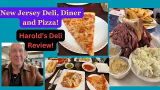 New Jersey Food Tour -  Harold's Deli Review, Diners, Pizza, Chicken Parm!