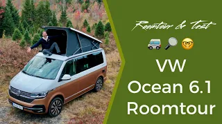 VW California 6.1 Ocean - room tour and test