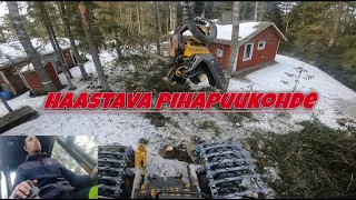 Haastava pihapuukohde kuinka sujuu Ponsse Scorpion H6 2018