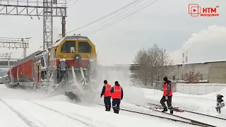 Снегоуборочный поезд