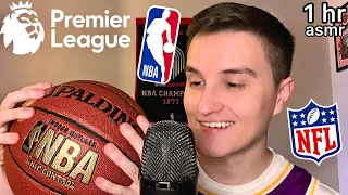 ASMR 1 Hour of Relaxing Sports Talk ⚽️🏈