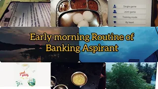 Early Morning Routine of a Banking Aspirant/sbi po 2021/Study vlog/ bankers vlog/Ibps clerk po