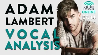 Adam Lambert Vocal Analysis - Voice Lessons Online Ep. 14