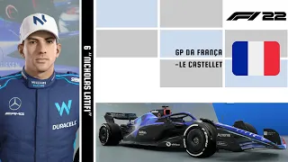 EP 430 - F1 '22' - GP da França (Le Castellet) - IA 80% - Williams - Modo Grand Prix