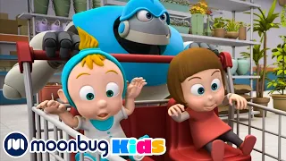 Baby Racer - ARPO The Robot | Kids Cartoons & Nursery Rhymes | Moonbug Kids