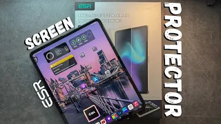 iPad Pro M4 ESR Ultra Tempered Glass Screen Protector Install and Review