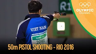 Shooting: Men's 50m Pistol Qual and Final | Rio 2016 Replays