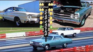 1967 Dodge Coronet RT vs 1965 Chevrolet Chevelle Malibu | STOCK DRAG RACE