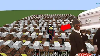 I made the Coffin Dance Meme Song using Minecraft Note Blocks