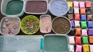 Slime Mixing and Clay Slime Smoothie Izabela Stress