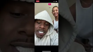 Dababy fights with his baby’s mom on ig live….