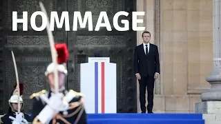 L'hommage de Macron à SIMONE VEIL