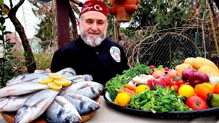 My Family's Favorite Dish ❗ Sea Bream Recipe 🐟 with subtitles ✏️ ASMR cooking