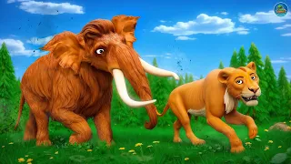 Epic Mammoth vs Lion Battle: Farm Animal Rescue | Best of Animal Kingdom Fights Movie Compilation